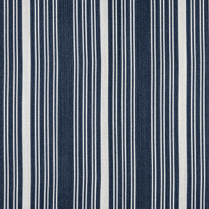Kaia Stripe Navy W8538 by Thibaut Fabric
