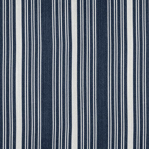 Kaia Stripe Navy W8538 by Thibaut Fabric