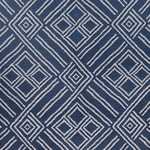 Terraza Navy W8607 by Thibaut Fabric