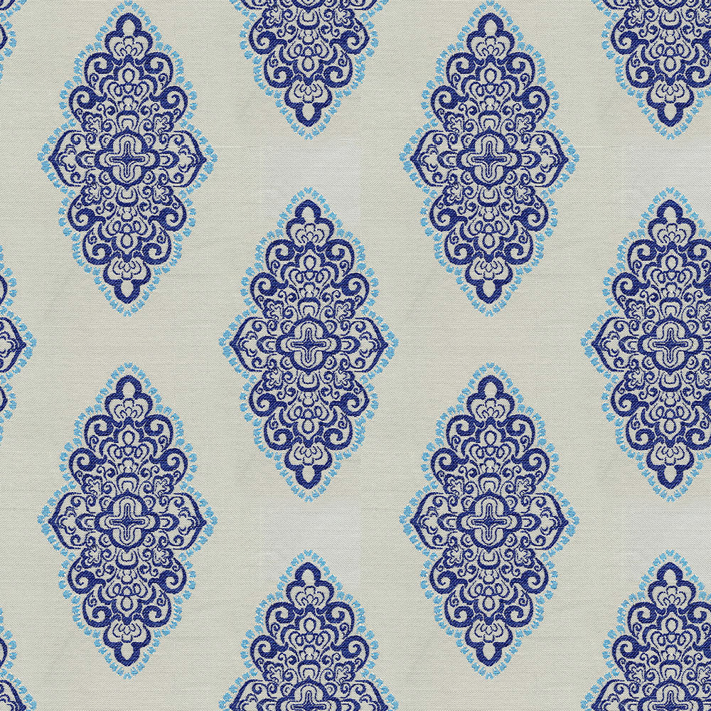 Sherlock 305 Azure by ABBEYSHEA Fabric 100% Polyester China 60,000 Double Rubs (Wyzenbeek) </p><p>Repeat: Horizontal: 14.0" (35.6 cm) Up the Roll and Vertical: 14.8" (37.5 cm) Across the Roll 57" (144 cm) - Fabric Carolina -