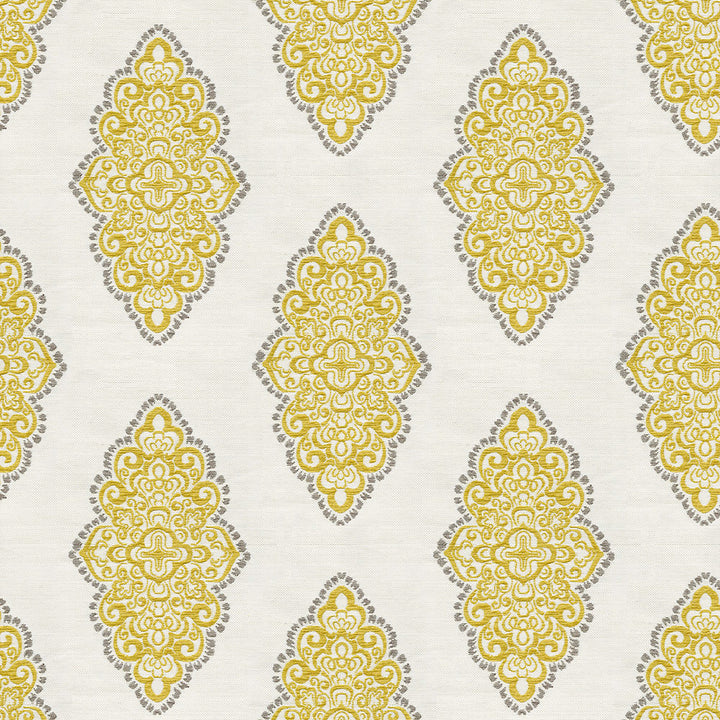 Sherlock 57 Dijon by ABBEYSHEA Fabric 100% Polyester CN 60,000 Double Rubs (Wyzenbeek) </p><p>Repeat: Horizontal: 10.6 in. (26.924 cm) up the roll and Vertical: 14.8 in. (37.592 cm) across the roll 57 in. (144 cm) - Fabric Carolina -