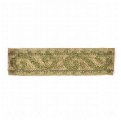 Waves 3 Sagebrush by Stout Trim DIMENSIONS TRIM 100%SVI CHINA </p><p>Repeat: 0 1 in - Fabric Carolina -
