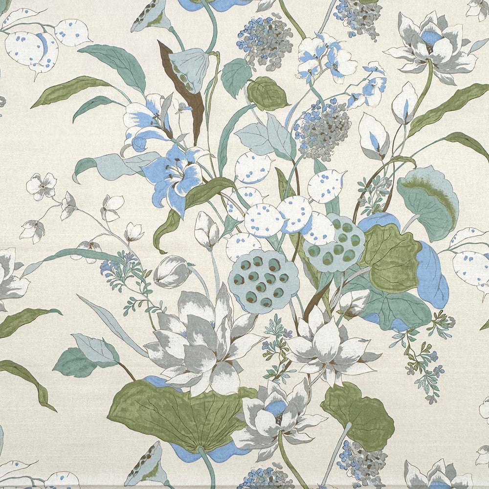 Waverly Jade by Magnolia Designer Fabric - 55% Linen, 45% Cotton Spain 51000 Horizontal: 27 and Vertical: 27 54 - Swanky Fabrics -
