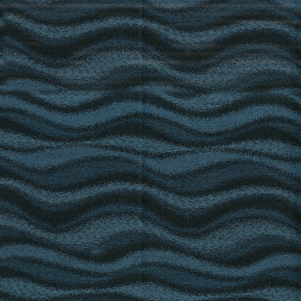 Waves 24 Deep Teal by Crypton Fabric 76% Polyester, 16% Recycled Post Industrial Polyester, 8% Recycled Post Consumer Polyester US 100,000 Double Rubs (Wyzenbeek) </p><p>Repeat: Horizontal: 13.3" (33.8 cm) Up the Roll and Vertical: 7.9" (20.0 cm) Across the Roll 55" (140 cm) - Fabric Carolina -