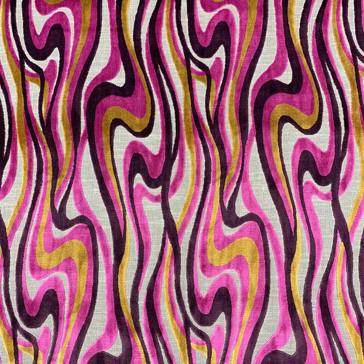 Waze Magenta by Magnolia Fabric - 48% Viscose 32% Cotton 20% Polyester INDIA 50000 Horizontal: 13.50" and Vertical: 21.00" 54"  - Fabric Carolina -