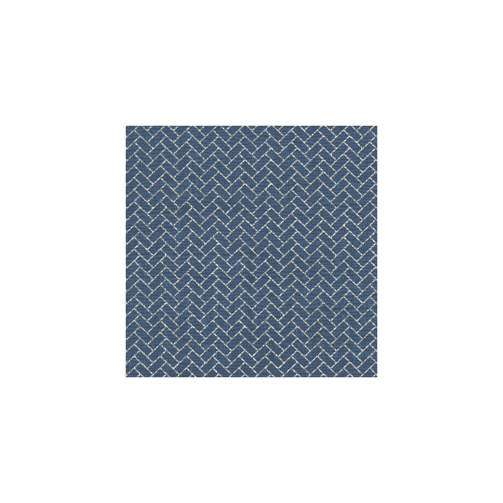 Haberdashy Indigo by Winfield Thybony Wallcovering WINFIELD THYBONY BARCLAY LIVING IN STYLE - United States - Horizontal: - and Vertical: 0 20.5 - Fabric Carolina -