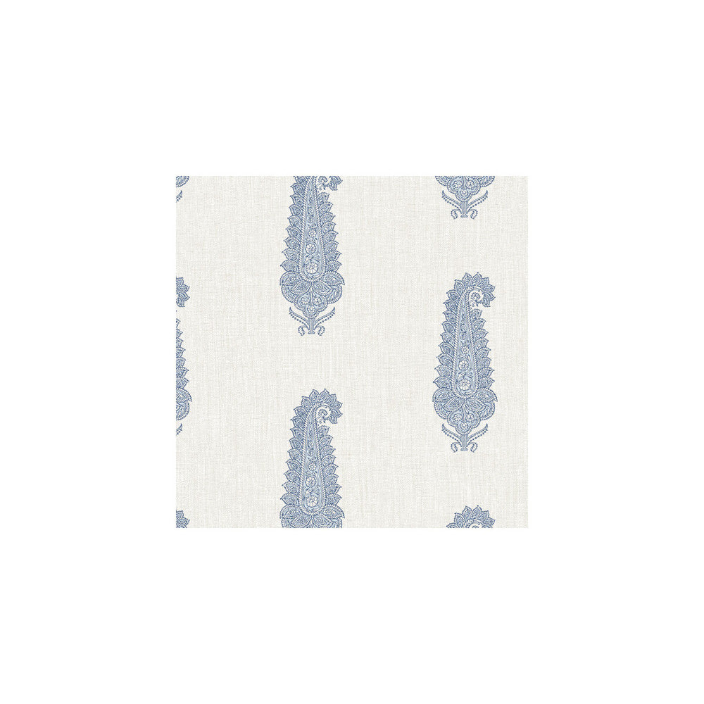 Kashmiri Indigo by Winfield Thybony Wallcovering WINFIELD THYBONY BARCLAY LIVING IN STYLE - United States - Horizontal: - and Vertical: 10.43 20.5 - Fabric Carolina -