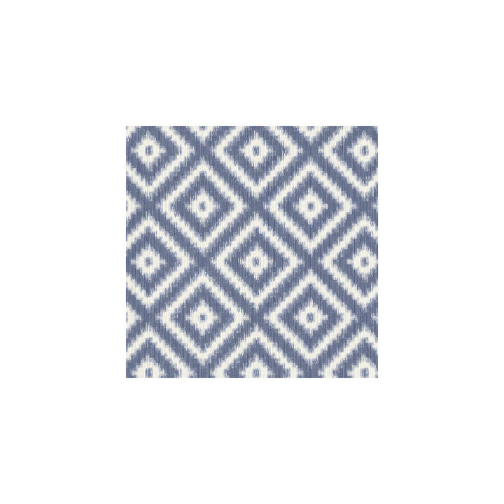 Ikat Diamond Indigo by Winfield Thybony Wallcovering WINFIELD THYBONY BARCLAY LIVING IN STYLE United States Horizontal: and Vertical: 6.93 27 - Fabric Carolina -