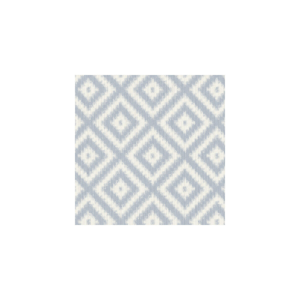 Ikat Diamond Serenity by Winfield Thybony Wallcovering WINFIELD THYBONY BARCLAY LIVING IN STYLE United States Horizontal: and Vertical: 6.93 27 - Fabric Carolina -