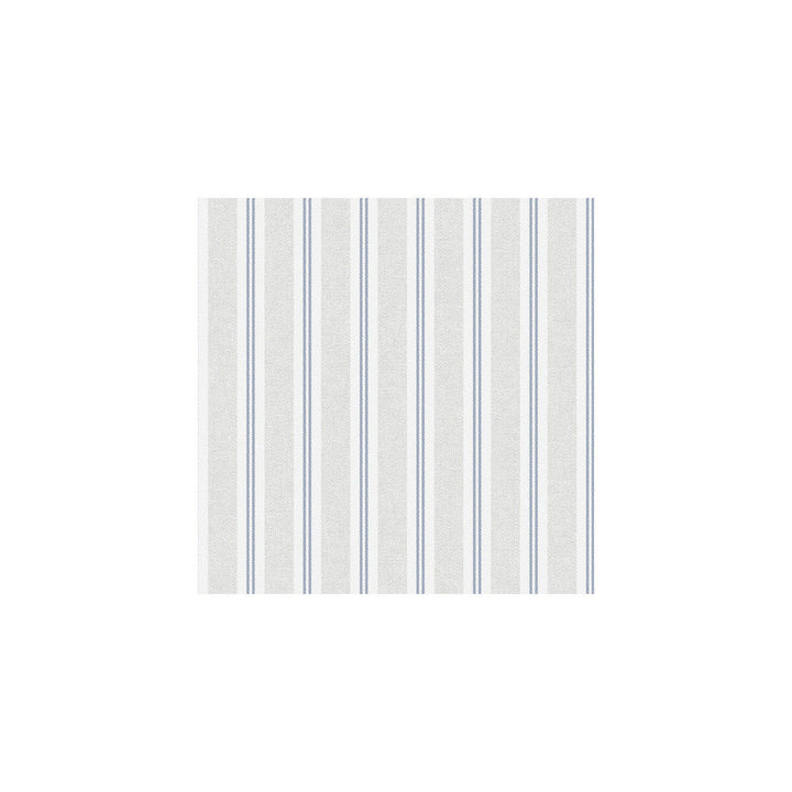 Ticking Stripe Indigo by Winfield Thybony Designer Wallcovering WINFIELD THYBONY BARCLAY LIVING IN STYLE United States Horizontal: and Vertical: 0 27 - Swanky Fabrics -