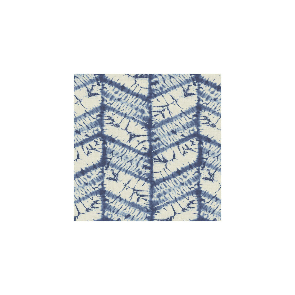 Good Vibrations Indigo by Winfield Thybony Wallcovering WINFIELD THYBONY BARCLAY LIVING IN STYLE - United States - Horizontal: - and Vertical: 20.86 20.5 - Fabric Carolina -