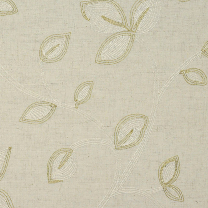 Wild Leaf # 401 Drusy by Maxwell Fabric 60% POLYESTER 30% COTTON
10% LINEN INDIA </p><p>Repeat: Horizontal: H-16.3 and Vertical: V-19 54"EMB.51" - Fabric Carolina -