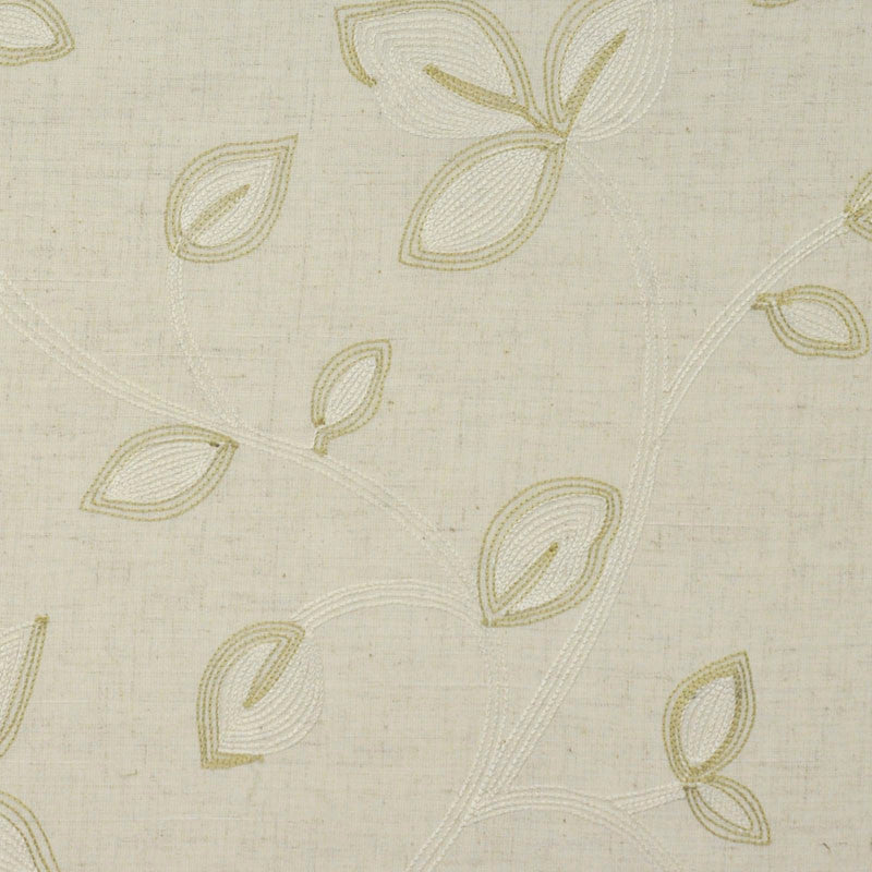 Wild Leaf # 401 Drusy by Maxwell Fabric 60% POLYESTER 30% COTTON
10% LINEN INDIA </p><p>Repeat: Horizontal: H-16.3 and Vertical: V-19 54"EMB.51" - Fabric Carolina -