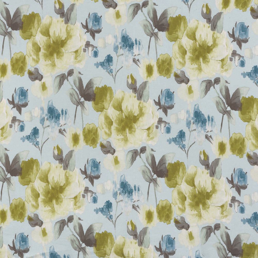 Water Paints # 102 Lime by Maxwell Fabric 100% LINEN CHINA </p><p>Repeat: Horizontal: H-13.5 and Vertical: V-25.25 54" - Fabric Carolina -