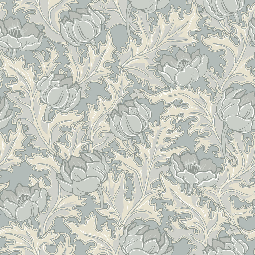 Manor Blue By Winfield Thybony Wallcovering