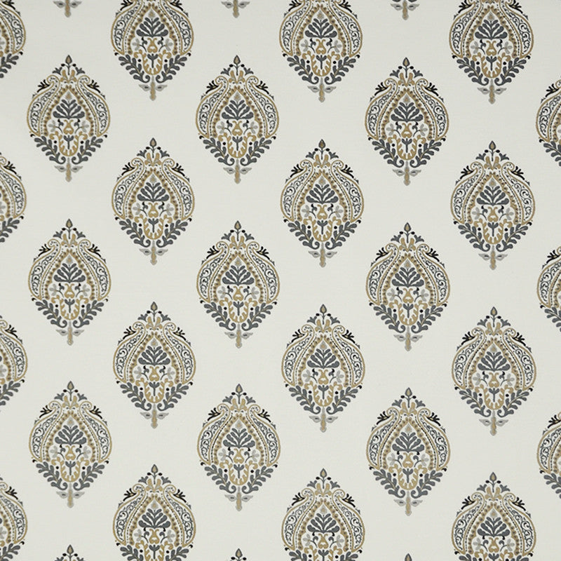 Wickham # 403 Gate by Maxwell Fabric COLOR THEORY-VOL.I STONE GRAY 100% COTTON INDIA </p><p>Repeat: Horizontal: H-9 and Vertical: V-8.75 54" - Fabric Carolina -