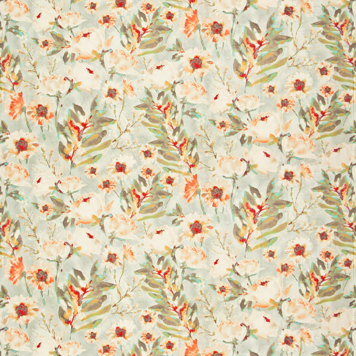 Wellington 1 Mineral by Stout Fabric COMFORTABLE LIVING LAGOON/TEAL 100%COT CHINA FLAME RETARDANT-U.F.A.C. CLASS 1 Horizontal: 27.000 and Vertical: 25.250 54 in - Fabric Carolina -