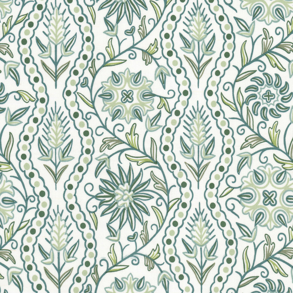 Wesley 1 Teal by Stout Fabric Stout Fabric Wesley 1 TealFabric Comfortable Living Balsam/Cypress 54%Lin 46%Cot India </p><p>Repeat: H: 11.875, V: 0 52 in - Fabric Carolina -