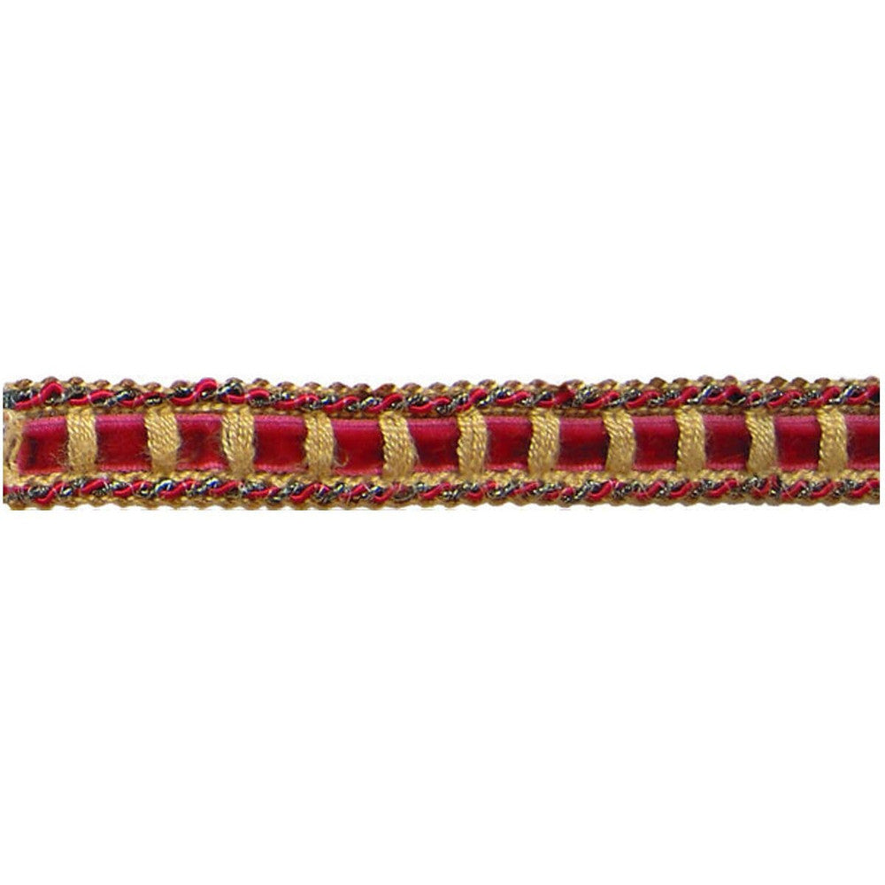 Westmore 9 Berry by Stout Trim ENCHANTMENT TRIM 78%POL 22%COT CHINA Horizontal: 0 and Vertical: 0 0 in - Fabric Carolina -