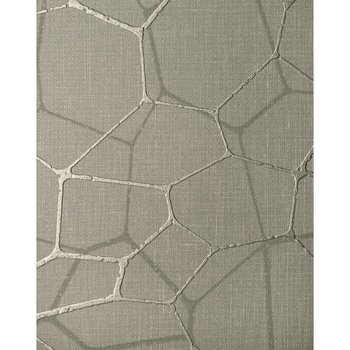 Villasana Pewter by Winfield Thybony Wallcovering WINFIELD THYBONY NATURAL TEXTILES LINEN - 100% Netherlands - Horizontal: 0 and Vertical: 25.2 54 - Fabric Carolina -