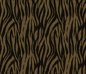 Jazz Faux Skin Metallic Royal Gold & Obsidian by Seabrook Wallpaper