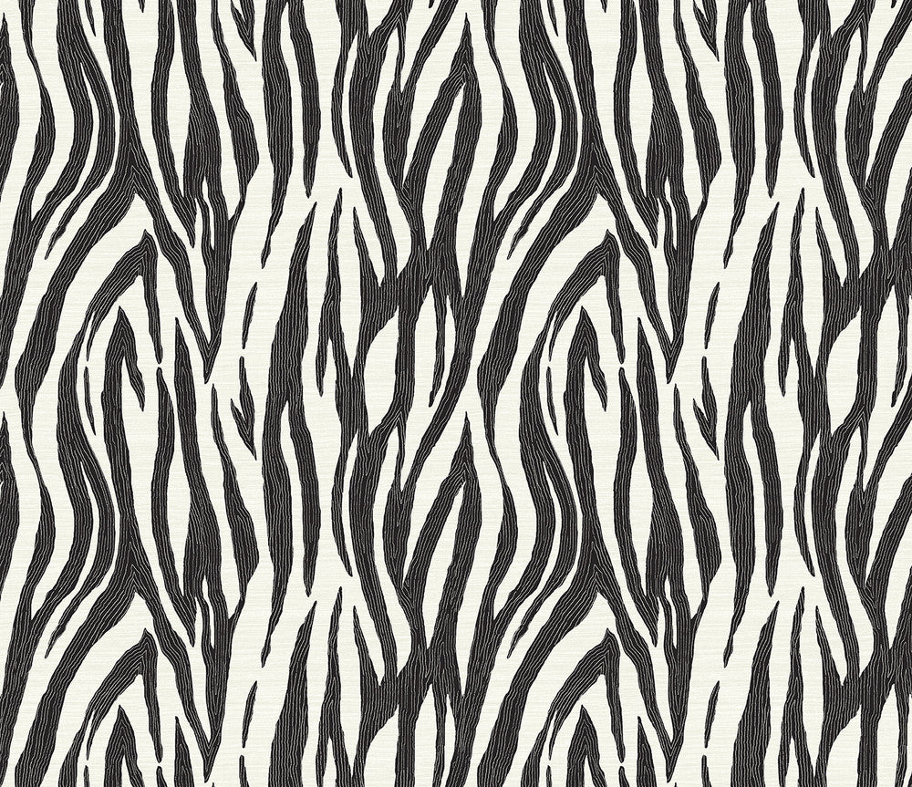 Jazz Faux Skin Onyx & Neutral by Seabrook Wallpaper Piano Netherlands 57.5 18" 20.9" - Fabric Carolina -