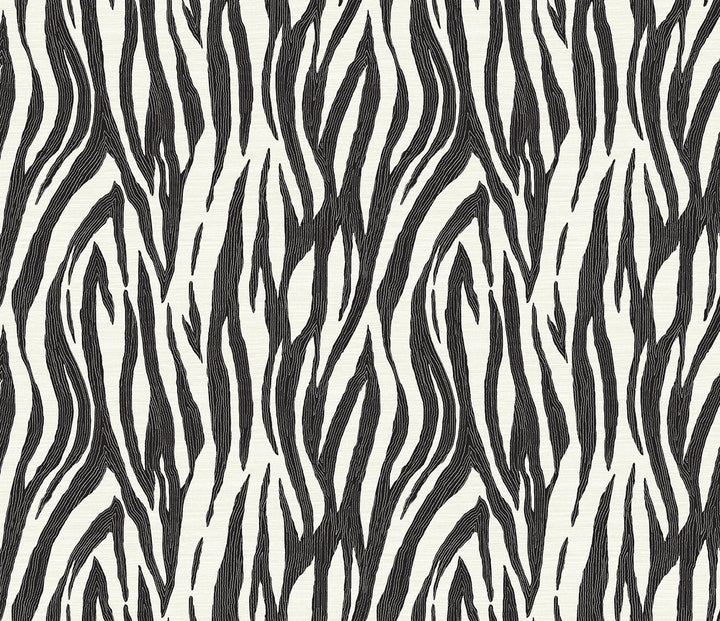 Jazz Faux Skin Onyx & Neutral by Seabrook Wallpaper Piano Netherlands 57.5 18" 20.9" - Fabric Carolina -