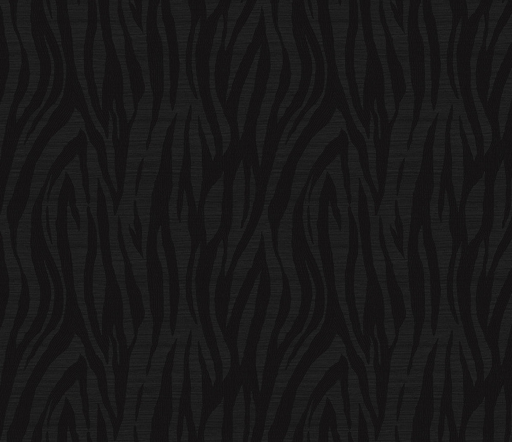 Jazz Faux Skin Metallic Heathered Black by Seabrook Wallpaper Piano Netherlands 57.5 18" 20.9" - Fabric Carolina -