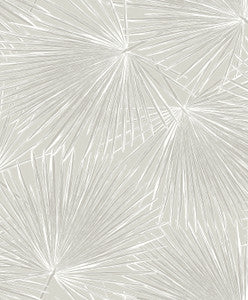 Elvis Palms Metallic Boulder Grey by Seabrook Wallpaper
