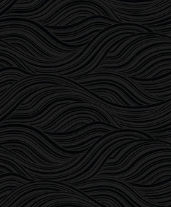 Melody Waves Metallic Inkwell by Seabrook Wallpaper