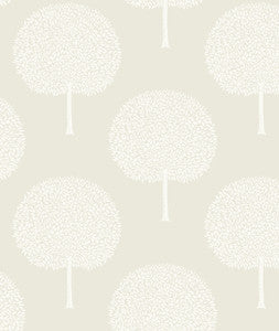 Demi Trees Neutral & Cream by Seabrook Wallpaper