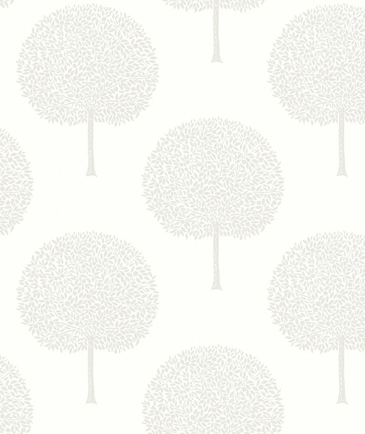 Demi Glass Beaded Trees Ivory & Glass Beads by Seabrook Wallpaper Piano Netherlands 57.5 36" 20.9" - Fabric Carolina -