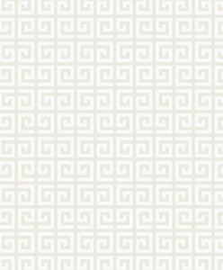 Major Greek Key Cream by Seabrook Wallpaper