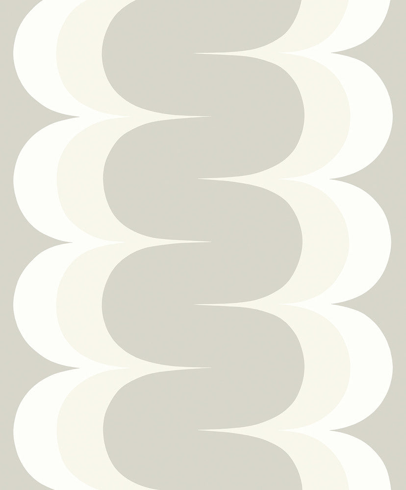 Mandolin Geometric Stripe Paper & Fog by Seabrook Wallpaper Piano Netherlands 57.5 0" 20.9" - Fabric Carolina -