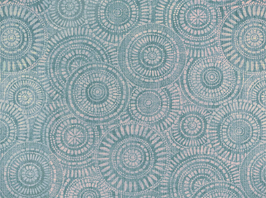 Wheeling 521 Aquamarine by Covington Designer Fabric