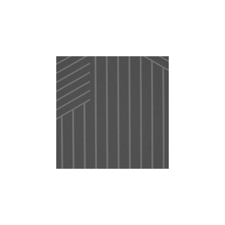 Concourse Micro Graphite by Winfield Thybony Designer Wallcovering WINFIELD THYBONY VINYL ON NON WOVEN - 100% United States - Horizontal: - and Vertical: 25.25 54 - Swanky Fabrics -