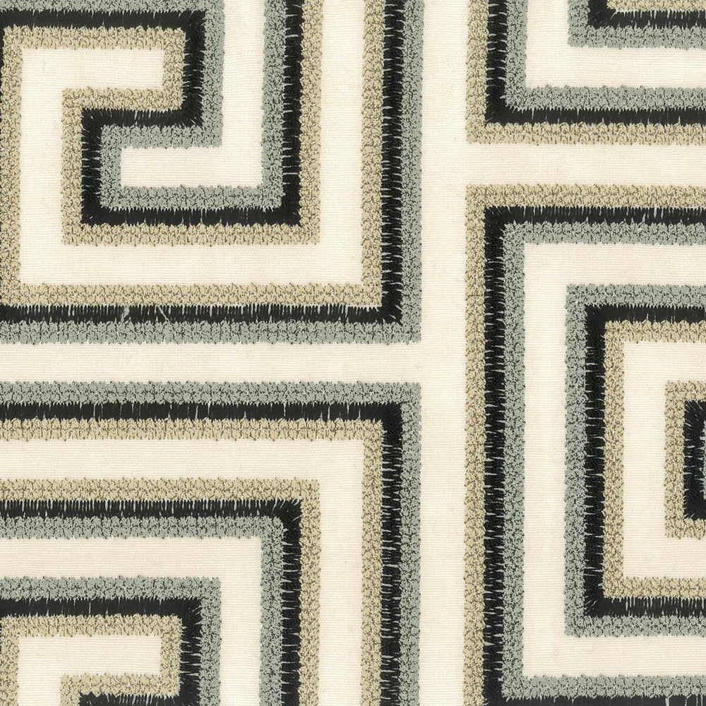 Whistler 5 Cement by Stout Fabric EMBROIDERY IV 100%COT INDIA </p><p>Repeat: 6.25 54 in - Fabric Carolina -
