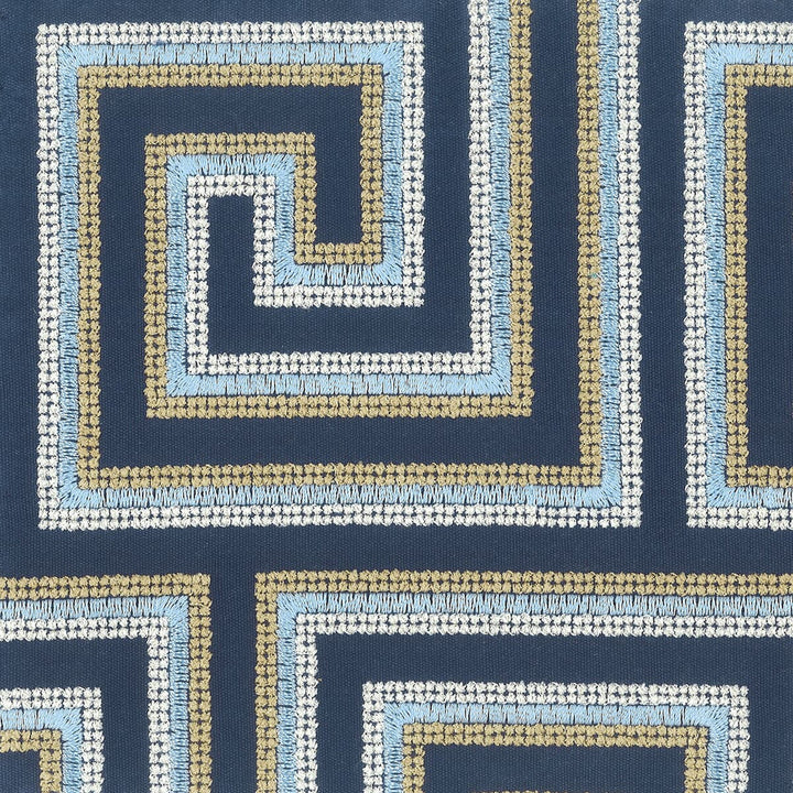 Whistler 7 Navy by Stout Fabric EMBROIDERY IV 100%COT INDIA </p><p>Repeat: 6.25 54 in - Fabric Carolina -