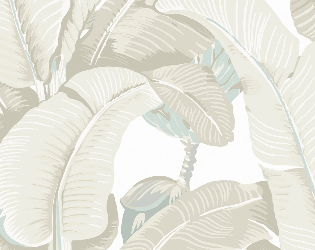 Hinson Palm Parchment WHN44000MD0005 by Hinson Designer Wallpaper