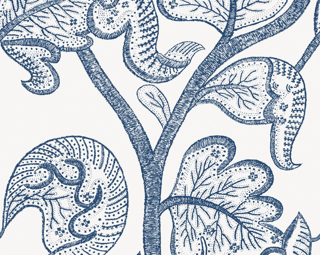 Russell Wallcovering Indigo WHNWP88631D001 by Hinson Designer Wallpaper