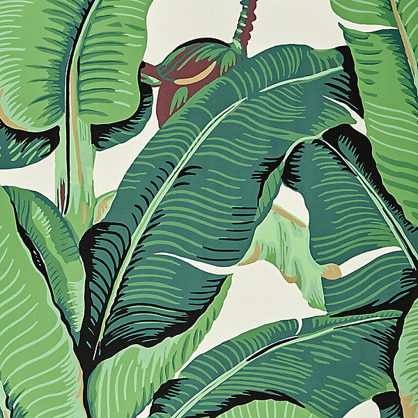 Hinson Palm - Wide Width/Green by Hinson Wallpaper Hinson Wallpaper Hinson Palm - Wide Width/GreenWallpaper USA </p><p>Repeat: H: 38.5", V: 26.25" 52.5" - Fabric Carolina -