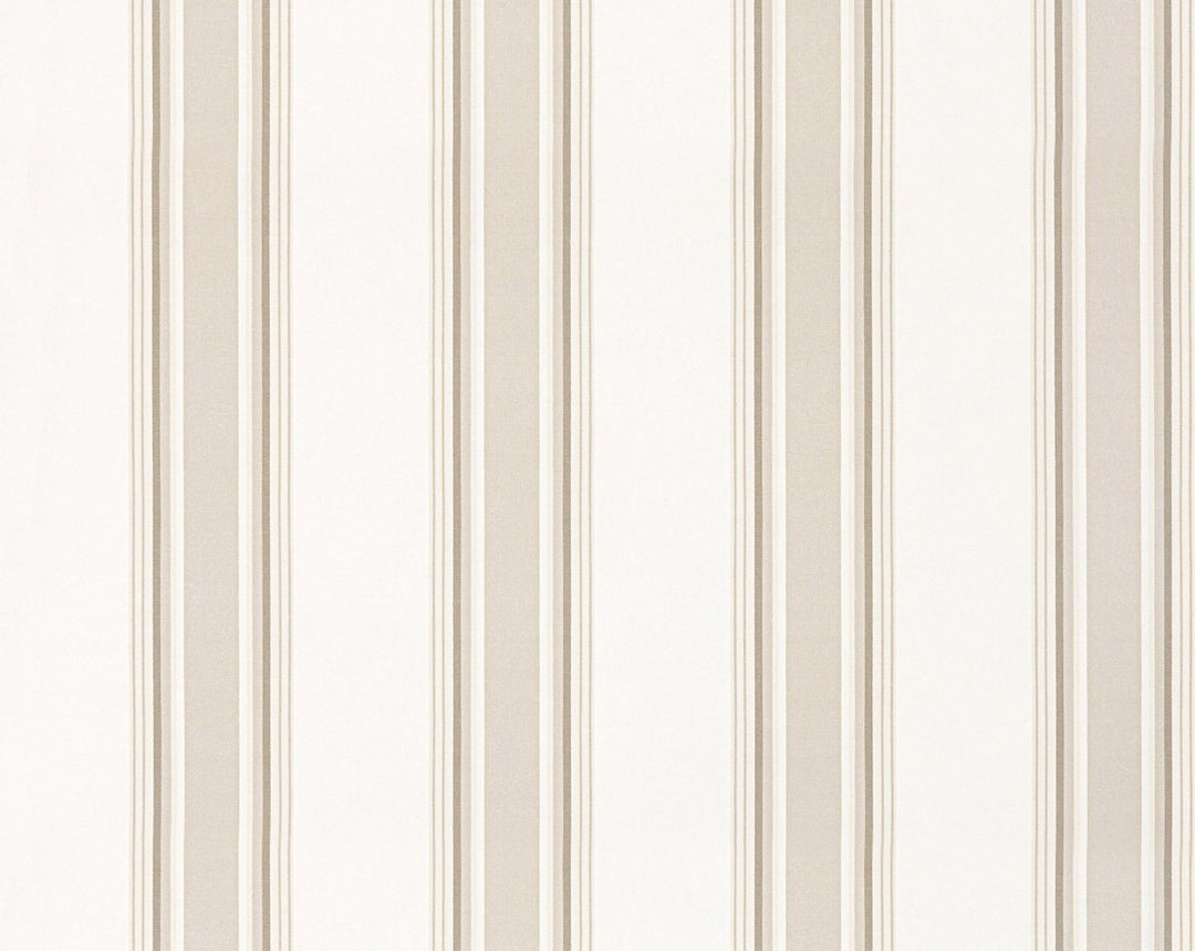 Nolan Stripe Dune WHNWP88598D0001 by Hinson Designer Wallpaper