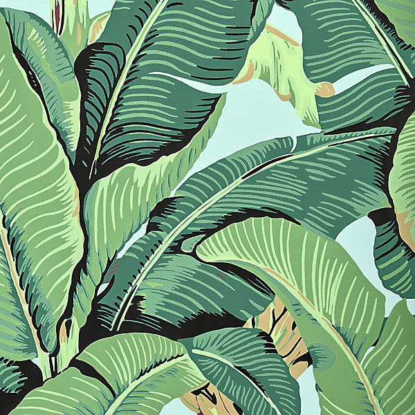 Hinson Palm - Wide Width/Sky by Hinson Wallpaper Hinson Wallpaper Hinson Palm - Wide Width/SkyWallpaper USA </p><p>Repeat: H: 38.5", V: 26.25" 52.50" - Fabric Carolina -