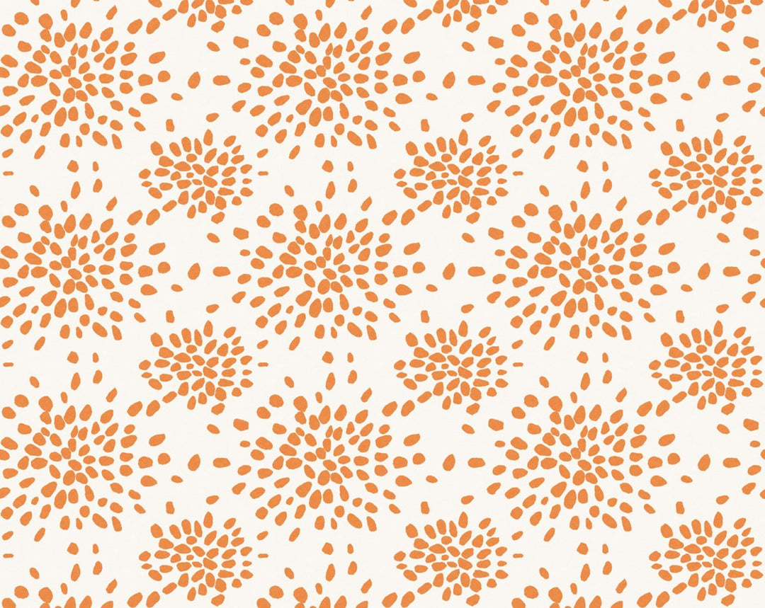 Fireworks Tangerine WHNP1020D0002 by Hinson Designer Wallpaper