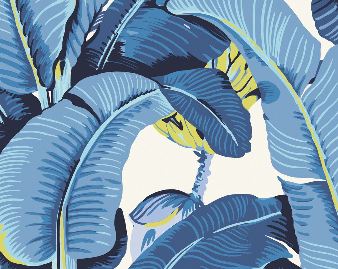 Hinson Palm Blue Lagoon WHN44000MD0003 by Hinson Designer Wallpaper