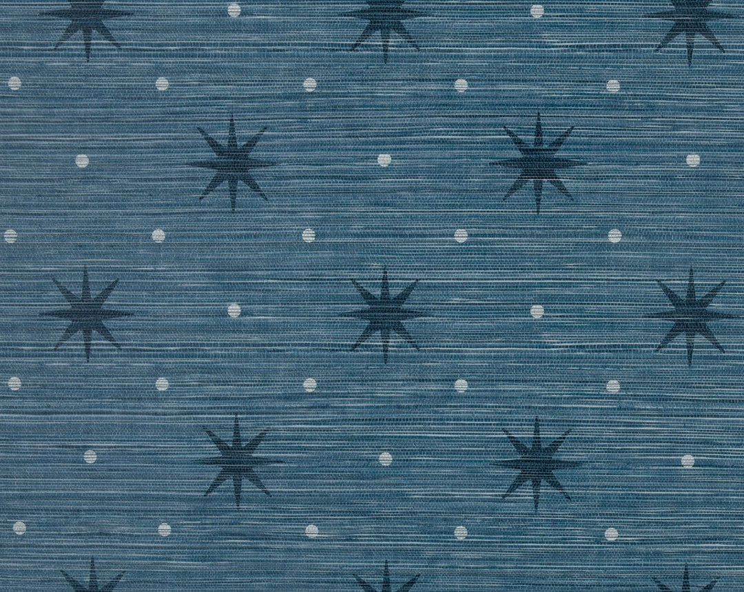 Big Trixie Navy WHN440020006 by Hinson Designer Wallpaper
