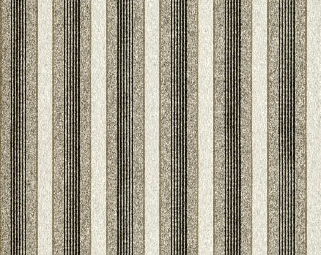 Arlo Stripe Mocha WHNWP88597D0006 by Hinson Designer Wallpaper