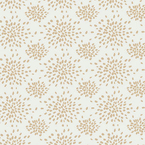 Fireworks/Beige On White Whn000Ap1020 by Hinson Wallpaper