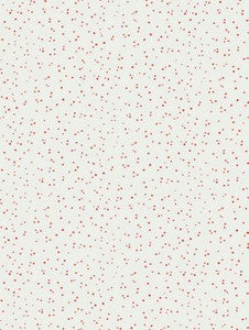 Scalamandre Wallpaper Van Red On White