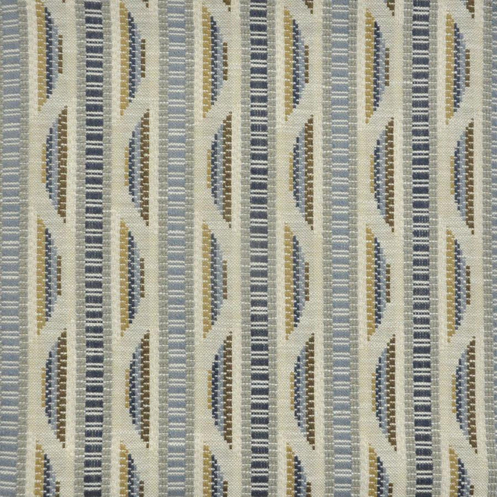Winding Road # 937 River by Maxwell Designer Fabric Performance Wovens-Vol. Vi Peachtree 100% UV POLYESTER USA V-5.3" H-6.7" 55" - Swanky Fabrics -